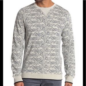 Scotch & Soda all over logo sweatshirt Size S
